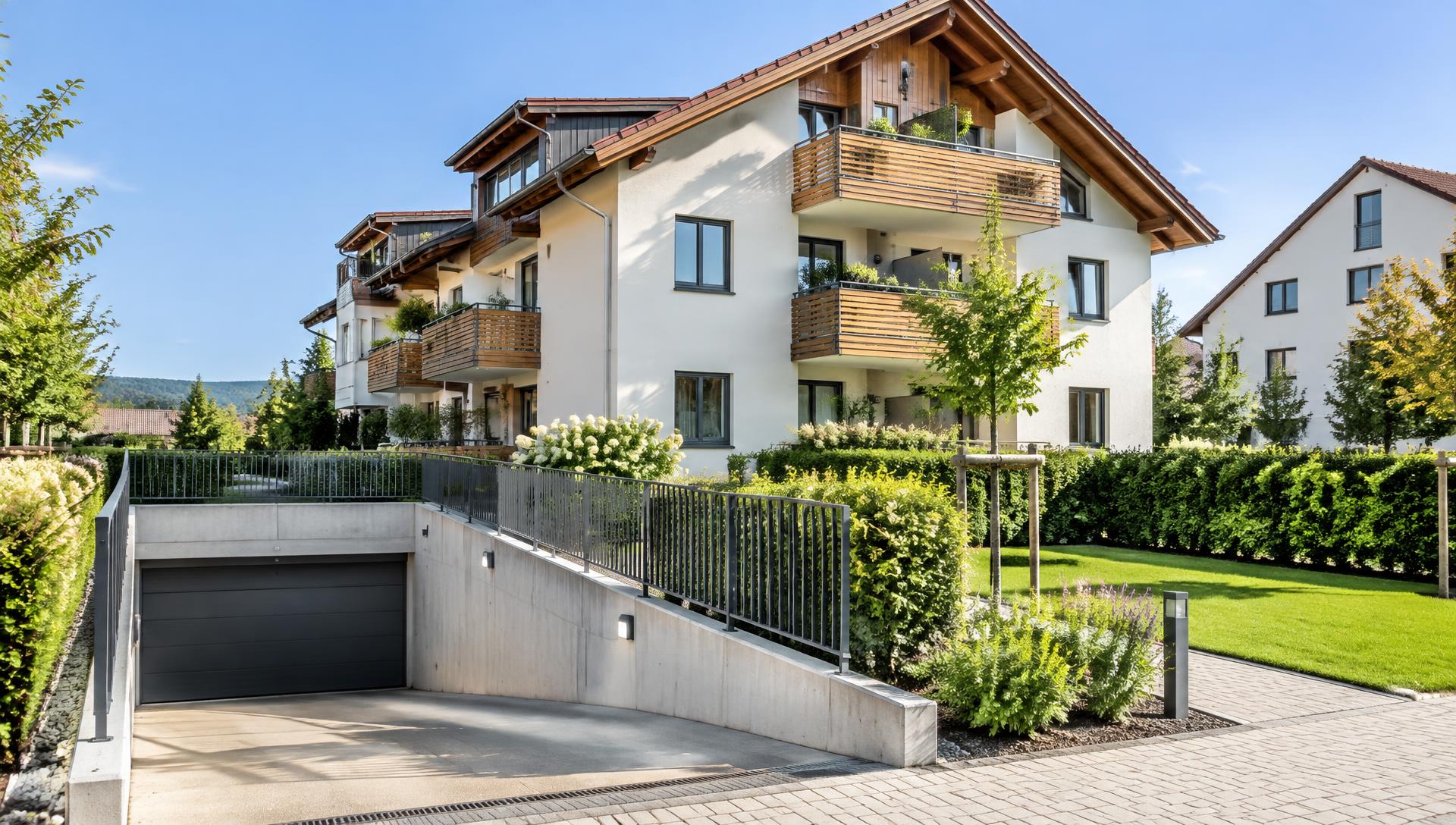 Gepflegter Hauseingang – Hausmeisterservice Durmersheim